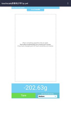 TouchScale 界面2